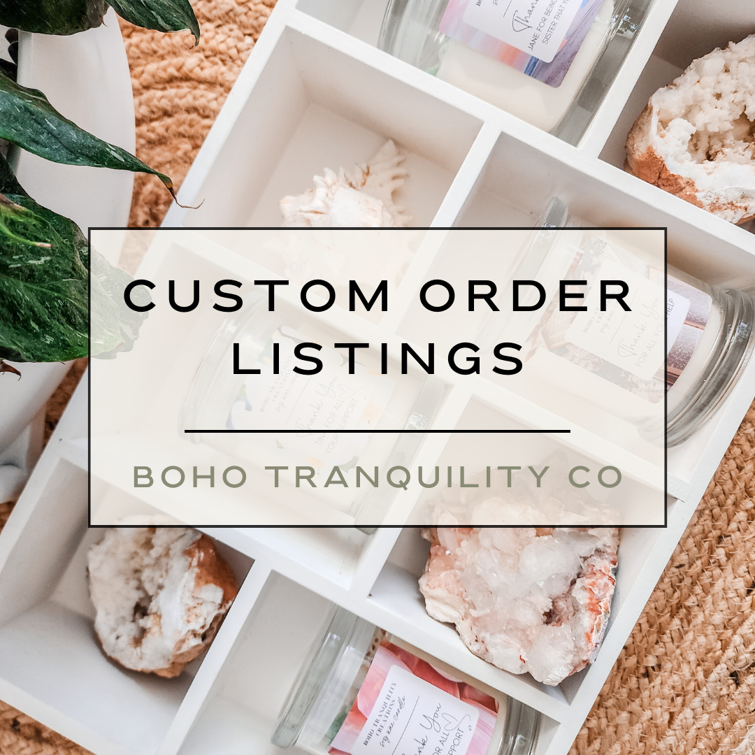 CUSTOM ORDER LISTINGS