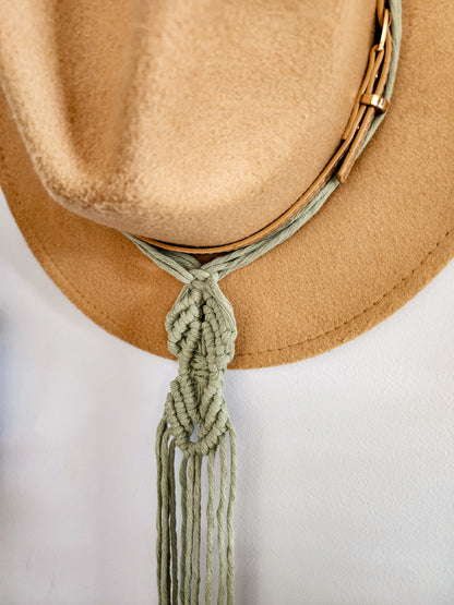 MACRAME HAT HANGER - SINGLE