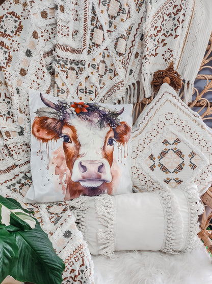 "DAISY THE COW" CUSHION COVER