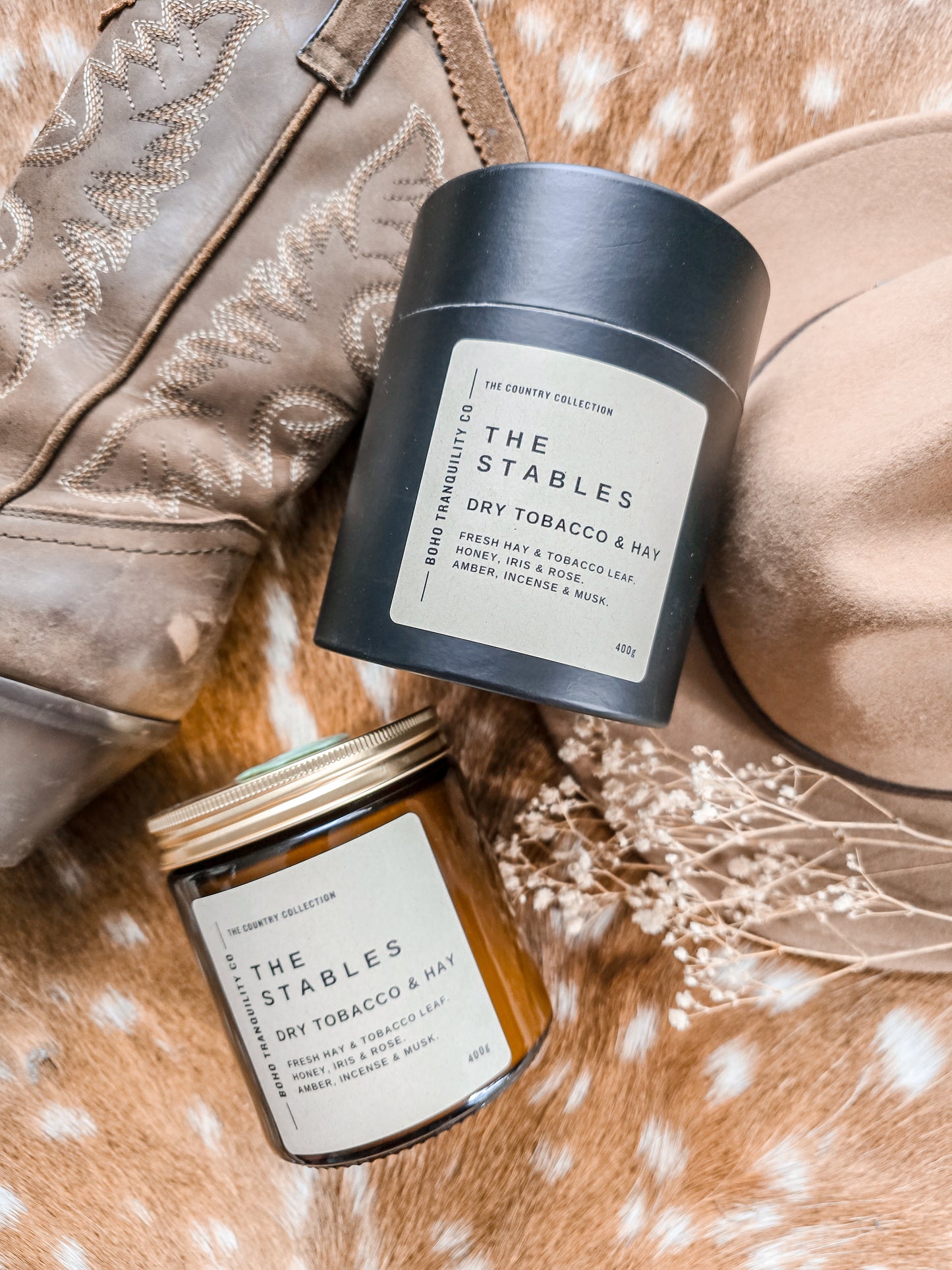 THE STABLES CANDLE - Dry Tobacco & Hay