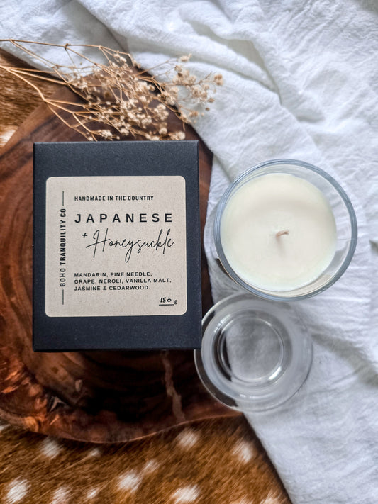 MEDIUM SCENTED CANDLE - JAPANESE HONEYSUCKLE