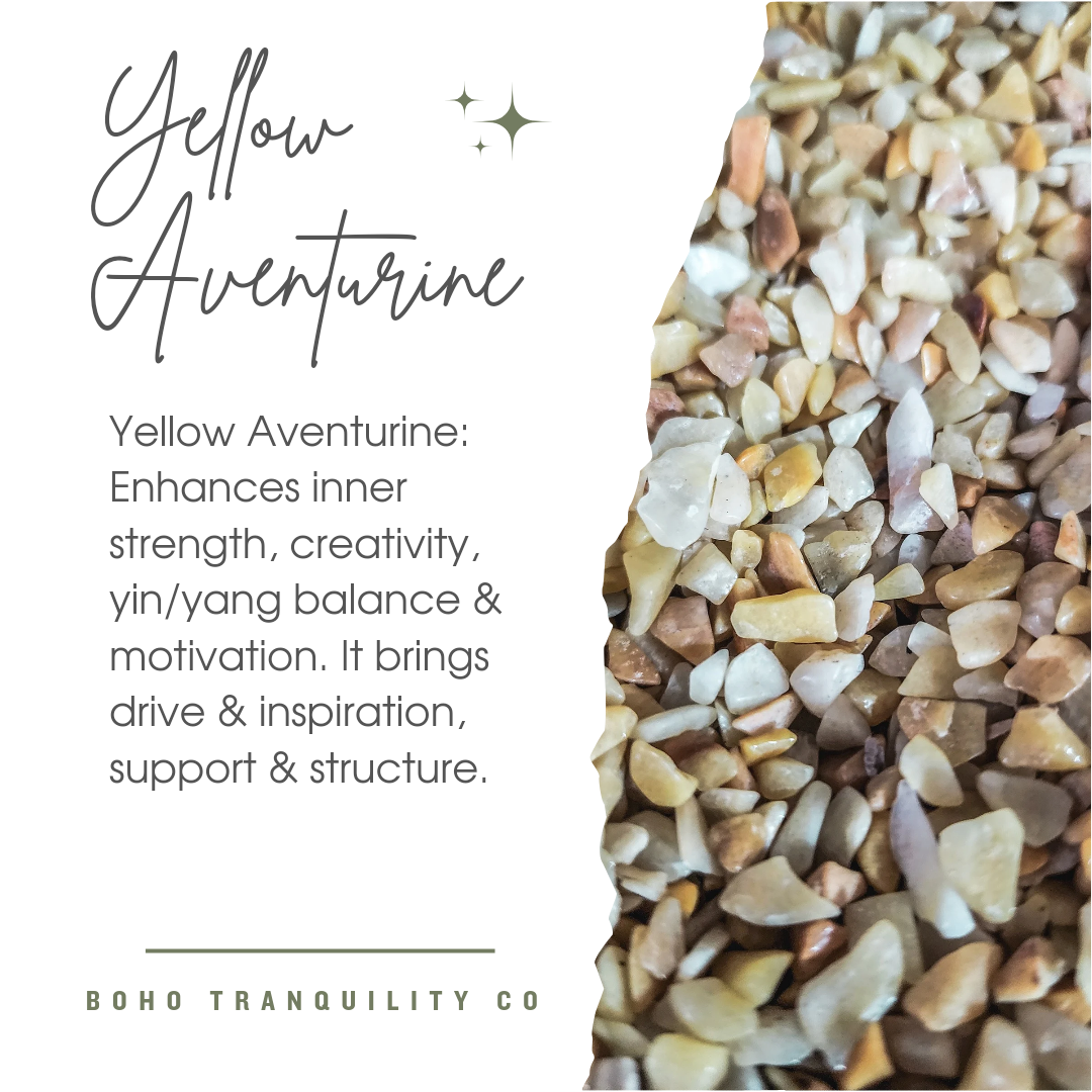 CRYSTAL INFUSED REED DIFFUSER 200mL - YELLOW AVENTURINE