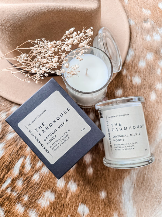 THE COUNTRY COLLECTION: THE FARMHOUSE - 150G GLASS CANDLE