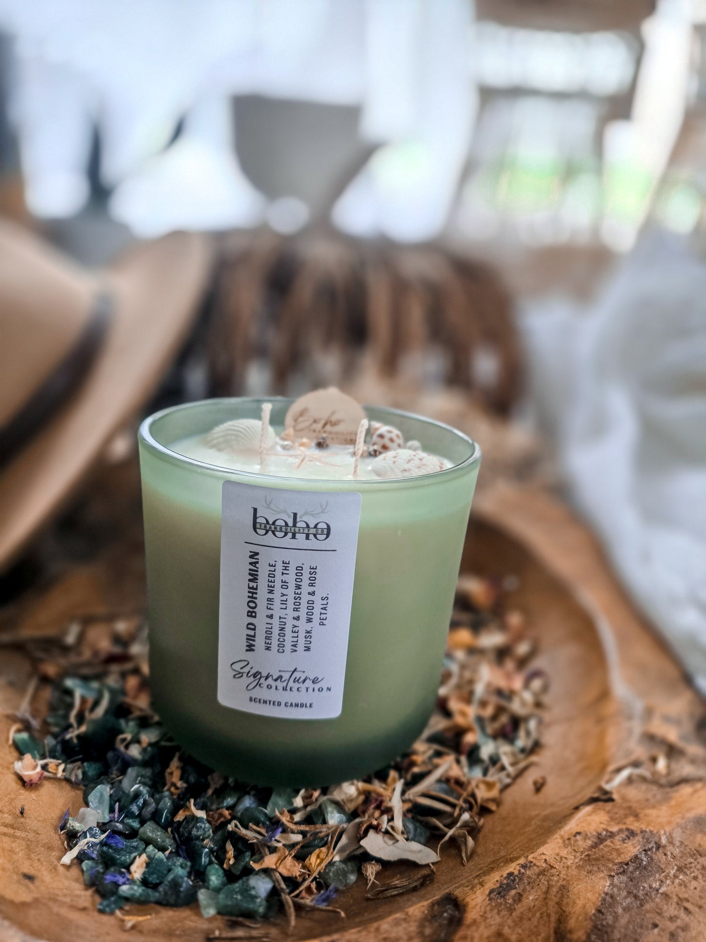 SIGNATURE COLLECTION WILD BOHEMIAN SCENTED CANDLE