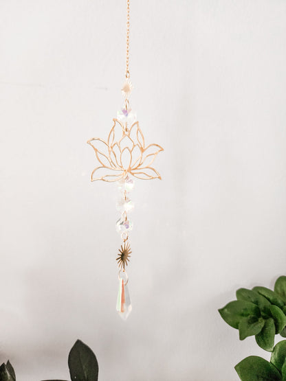 SUN & LOTUS FLOWER SUNCATCHER