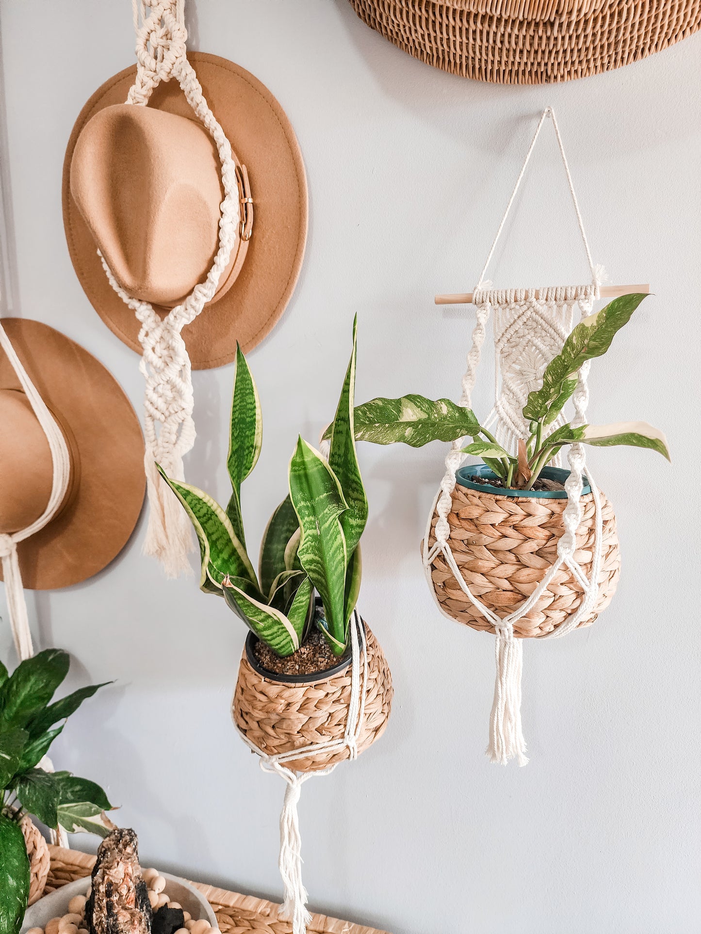 Woven Hanging Planter